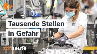 Jobabbau in Deutschland  warum Bosch BASF Miele und Co Stellen streichen  frontal [upl. by Luar]