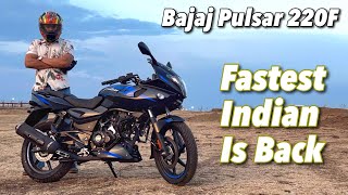 2023 Bajaj Pulsar 220F Review  Legend is Backkk 🔥 [upl. by Elbag]