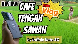 Tes Vlog infinix note 40 di tengah sawah contentcreator [upl. by Kat]