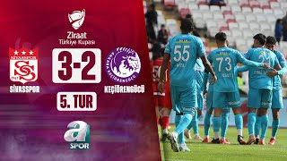 Sivasspor 32 Keçiörengücü MAÇ ÖZETİ Ziraat Türkiye Kupası 5 Tur  A Spor  18012024 [upl. by Aiciled]