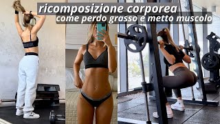 BODY RECOMP come perdo grasso e metto muscolo allo stesso tempo [upl. by Eiramalegna]