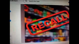 BUNCH OF FOOD RECALLS EVEN PET FOOD RECALLS TOO AND CHOCOLATE [upl. by Janela923]