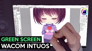 【PaintTool Sai】 Undertale FriskChara Chibi  Drawing Process [upl. by Macintyre858]