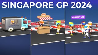 Singapore GP 2024  Highlights  Comedy on F1 racing [upl. by Assylem]