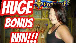 HUGE HUGE WIN PHARAOHS FORTUNE SLOT MACHINE BONUS [upl. by Groveman638]