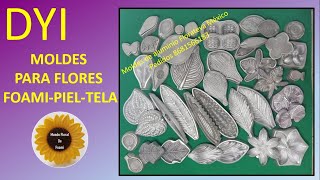 Moldes de aluminio Florateva México 🌹flores foamitelapiel [upl. by Ilatfan171]