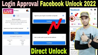 facebook login was not approved problem solved 💯  approve your login on another phone or computer [upl. by Nilhsa]