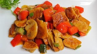 🥕 Seitan Süß Sauer vegan [upl. by Sella778]