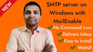 Build SMTP server on Windows server with MailEnable for Inbox Delivery  No Command Line [upl. by Euseibbob]