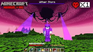 I KILLED the Wither Storm In Hardcore Mode 2022 [upl. by Lainey]