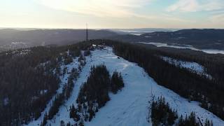 Varingskollen Alpinsenter  Hakadal  Nittedal  Viken  Norway 🇳🇴  DJI Mavic 2 Pro Drone  4K [upl. by Yntruoc]