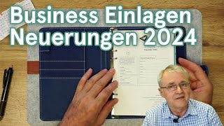 Was ist NEU bei den weekview Business Einlagen 2024 mit Filofax Lochung [upl. by Aramenta]