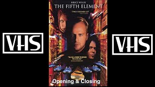 Opening amp Closing to The Fifth Element 1997 VHS [upl. by Hteb]