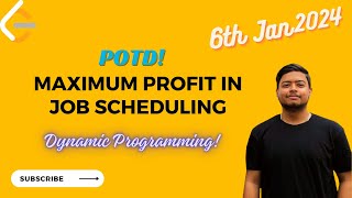 Leetcode 1235 Maximum Profit in Job Scheduling  DP Tabulation  POTD06Jan2024 [upl. by Valina]