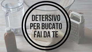 Detersivo per bucato fatto in casa Ecologico e economico 3 DETERSIVI [upl. by Ahsatak]