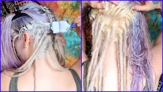 DIY Bleaching Roots  Dreads [upl. by Ball]