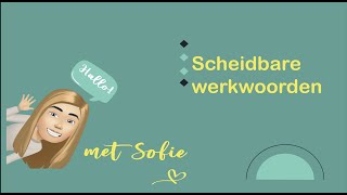 Scheidbare werkwoorden NT2 Waystage NT2 12 A2 [upl. by Mezoff]