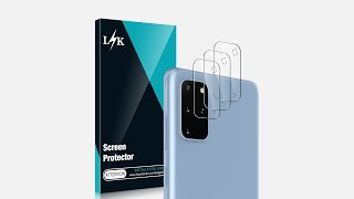 LK Camera Lens Screen Protector for Samsung Galaxy S20  S20 Plus  S20 Ultra Installation Video [upl. by Ycam125]