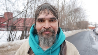 Randys hand is frostbitten He is homeless in Syracuse sleeping outside in the winter [upl. by Nowad891]