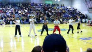 Sophomore Boys Dance Homecoming Assembly  Class of 2011 [upl. by Yldarb775]