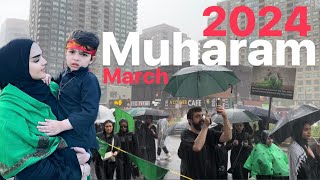 March For Hussain Toronto 2024 شب های محرم در مسجد تورانتو  Muharam nights at Toronto Masjid [upl. by Akaenahs]