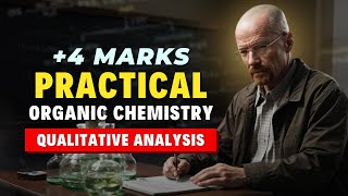 Practical Organic Chemistry  Qualitative Analysis of Organic Compounds for JEE Mains 2024 [upl. by Acilejna887]