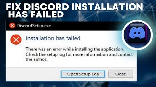 How To Fix Discord Installation Has Failed In Windows 2024 [upl. by Mame]