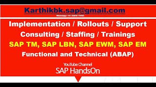 WebDynpro ABAP Online Training Session 9 [upl. by Garrison]