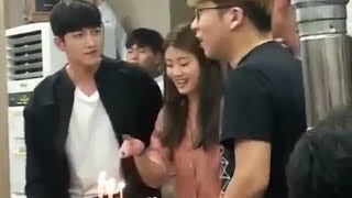 Suspicious partner wrap up party Ji chang wook and Nam ji hyun [upl. by Aliekat]