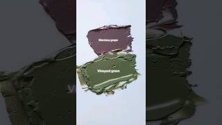 Montana grape amp Vineyard green shorts paintmixing colormixing [upl. by Ciapha686]