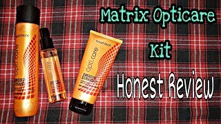 Matrix Opti Care Shampoo Conditioner and Serum Kit Review and Usage [upl. by Prudy]