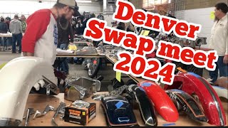 Largest Indoor Motorcycle Swap Meet in America Denver Expo 2024 [upl. by Yelsha]