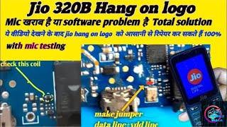 Jio Phone F320b  Hang On Logo  Stuck On Logo  1000 Solution  Prime Telecom gps [upl. by Jerz]