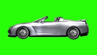 Car Driving  Animated Green Screen [upl. by Laddie]