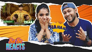 Dikkiloona Trailer 2 REACTION  Santhanam  Yuvanshankar Raja  MUMBAI TAMIL COUPLE  Sa Se Galatta [upl. by Assilim]