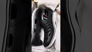 UNBOXING SKECHERS SLIPPERS FOAMIES H2 GO BLACK [upl. by Initsed]