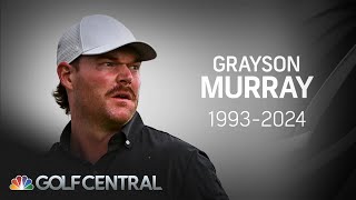 Grayson Murray’s family puts out statement on golfer’s death  Golf Central  Golf Channel [upl. by Slaohcin488]