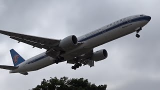 China Southern Airlines Boeing 777300ER B2029 landing at Los Angeles LAXKLAX [upl. by Nodnyl348]