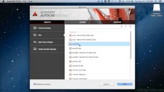 AutoCAD 2014 for Mac Tutorial  Turning On AutoCAD For Mac 2014 For The First Time [upl. by Morty]