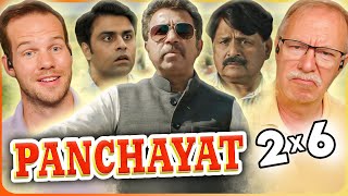 Panchayat 2x6 Reaction Video  Jitendra Kumar  Raghubir Yadav  Chandan Roy  Nina Gupta [upl. by Genesia]