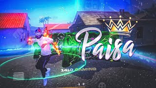 Paisa Free Fire Montage  Trending Song 🔥 free fire song  free fire status [upl. by Faydra]