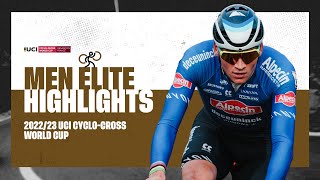 Men Elite Highlights  RD 14 Besançon FRA  202223 UCI CX World Cup [upl. by Neffets]