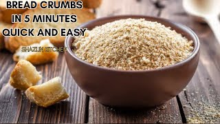 BREAD 🍞 CRUMBS AT HOME 💯  REAL DON’T BUY AT MARKET breadcrumbs breadrecipe cooking [upl. by Rourke]