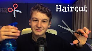 3 minute ASMR haircut ✂️ [upl. by Eiblehs221]