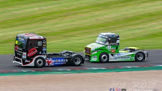 Donington Park Truck Racing Fast And Furious Action [upl. by Farrica]