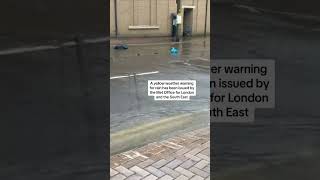 Hastings town centre has been hit by flash flooding after heavy rain [upl. by Atinehs]