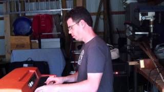 Jims Garage Fun Wurlitzer 203 Electric Piano through a Leslie [upl. by Hayton100]