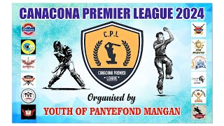 DAY 3  CANACONA PREMIER LEAGUE  ORG BY YOUTH OF PANYEFOND MANAGAN AT TALPONA GROUND [upl. by Yroj]