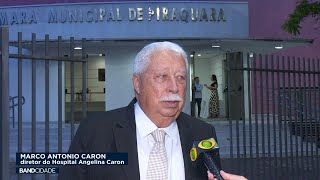 Diretor e fundador do Hospital Angelina Caron recebe título de cidadão honorário de Piraquara [upl. by Giaimo148]