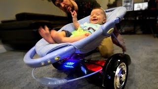 Baby Shreds A Hoverboard [upl. by Baalman]